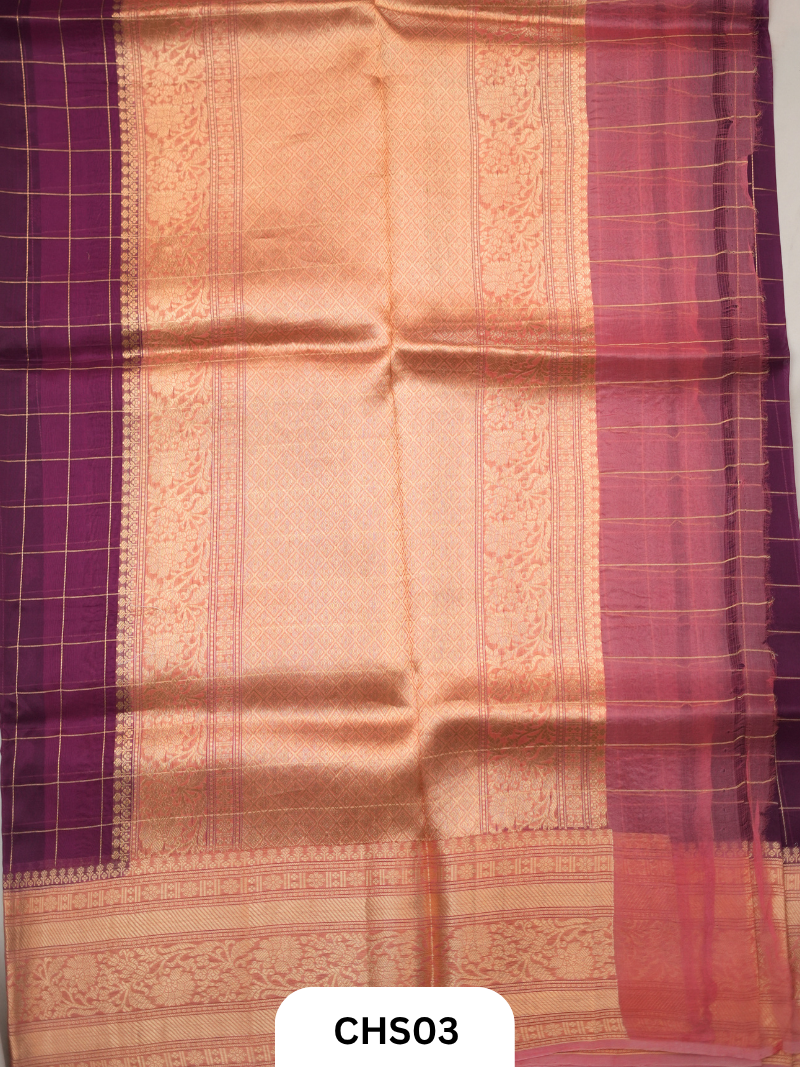 Pure Kora Organza Handloom Saree