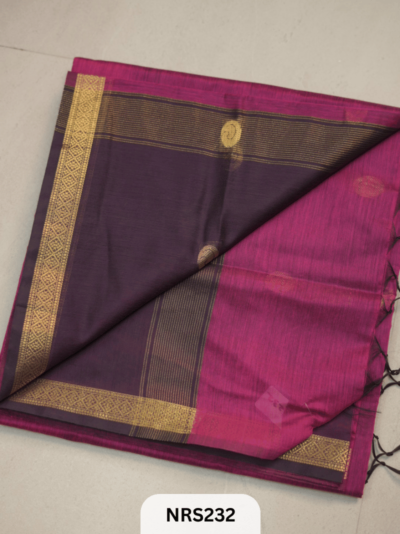 CHANDERI INSPIRED MAHESWARI SAREE