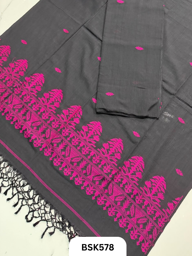 Premium Pure Handloom Cotton Bhujodi Salwar Suit