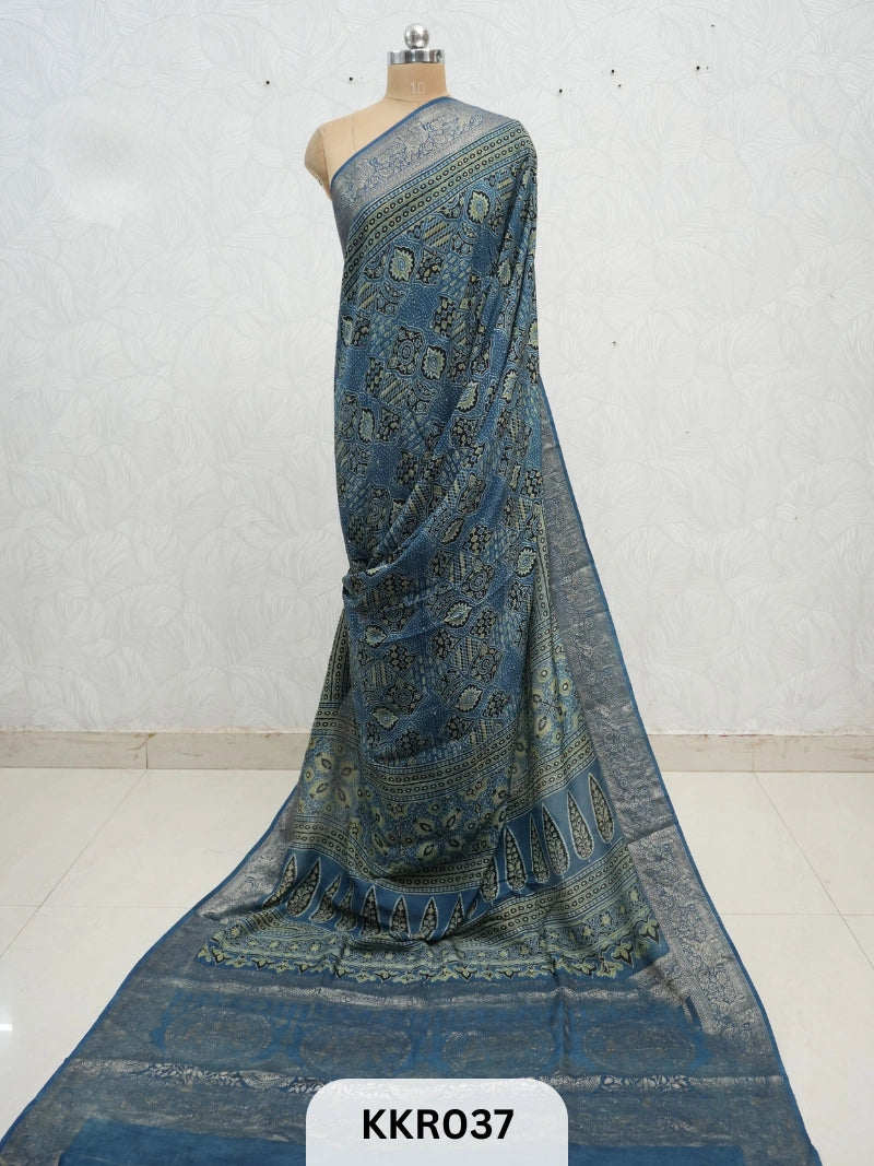 DOLA SILK - AJRAKH HANDBLOCK PRINT