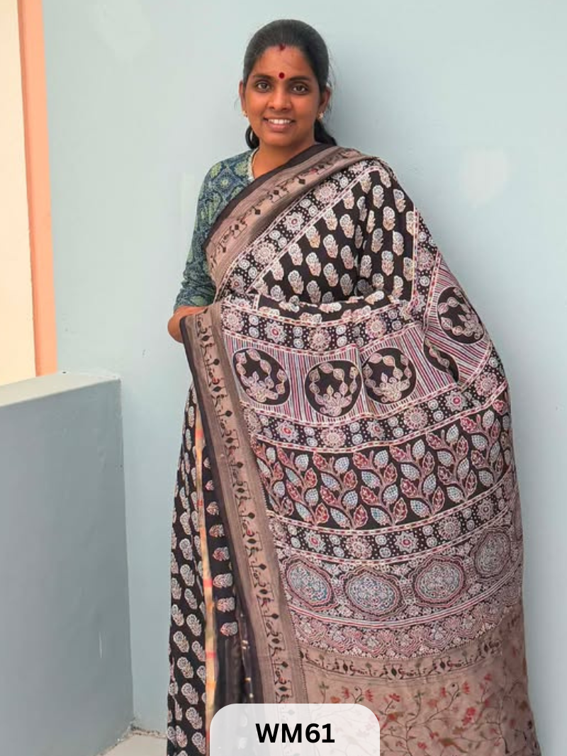 MODAL WITH PAITHANI SAREE