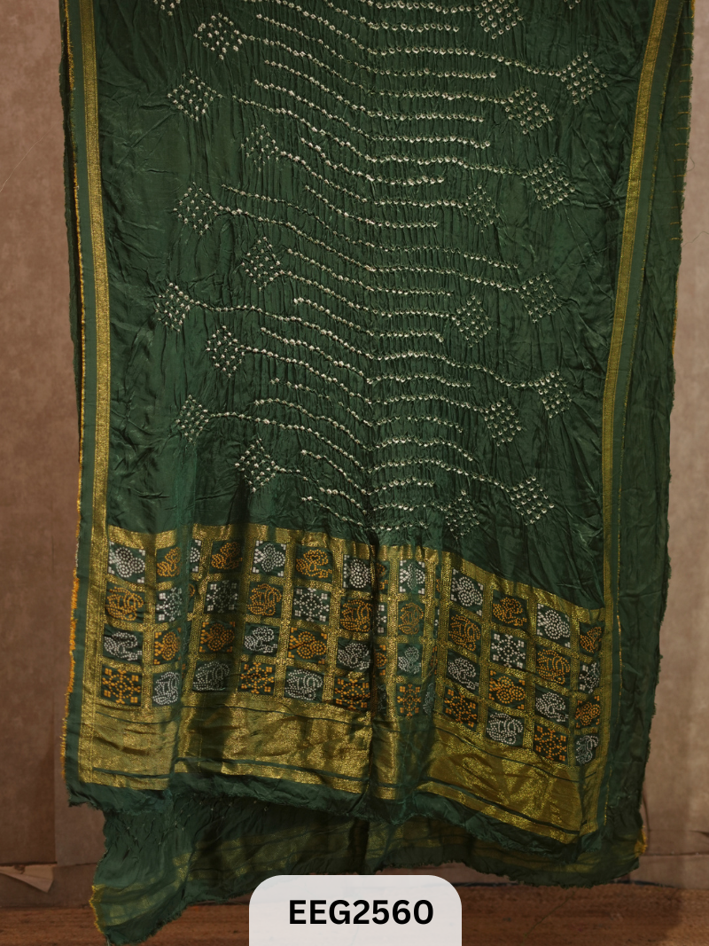 MODAL FUSIOIN SAREE WITH DOLA BORDER - EXCLUSIVE