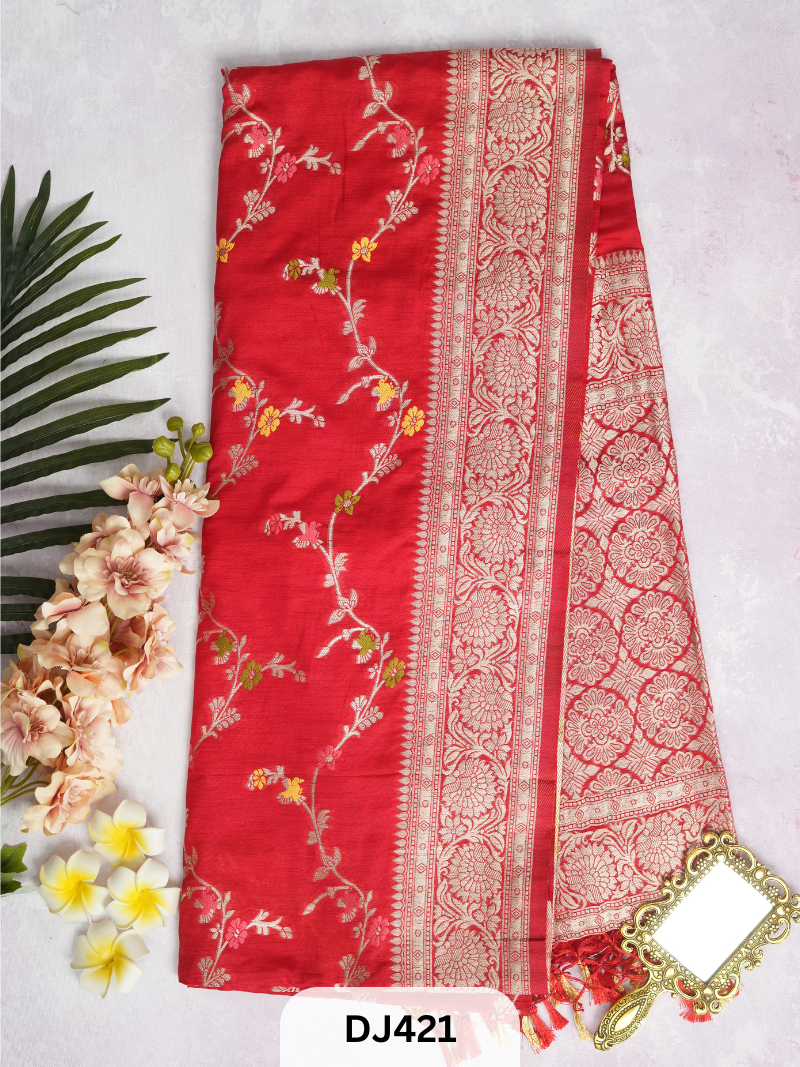 Semi Matka With Meenakari Weave
