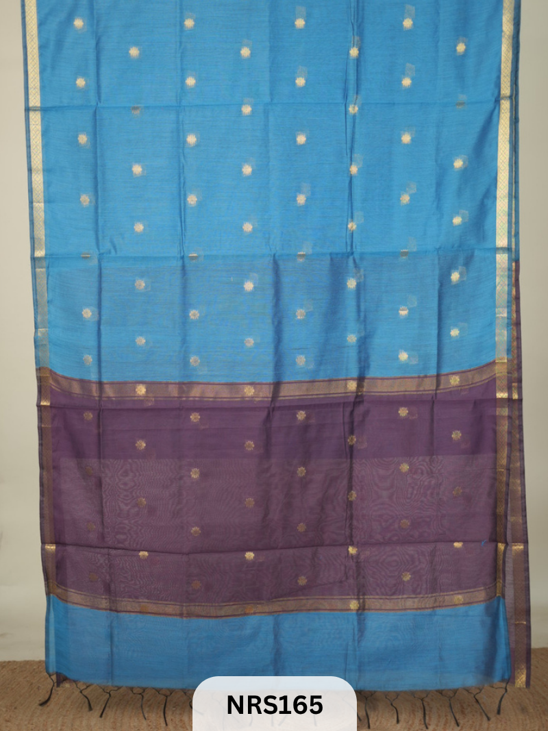 CHANDERI INSPIRED MAHESWARI SAREE