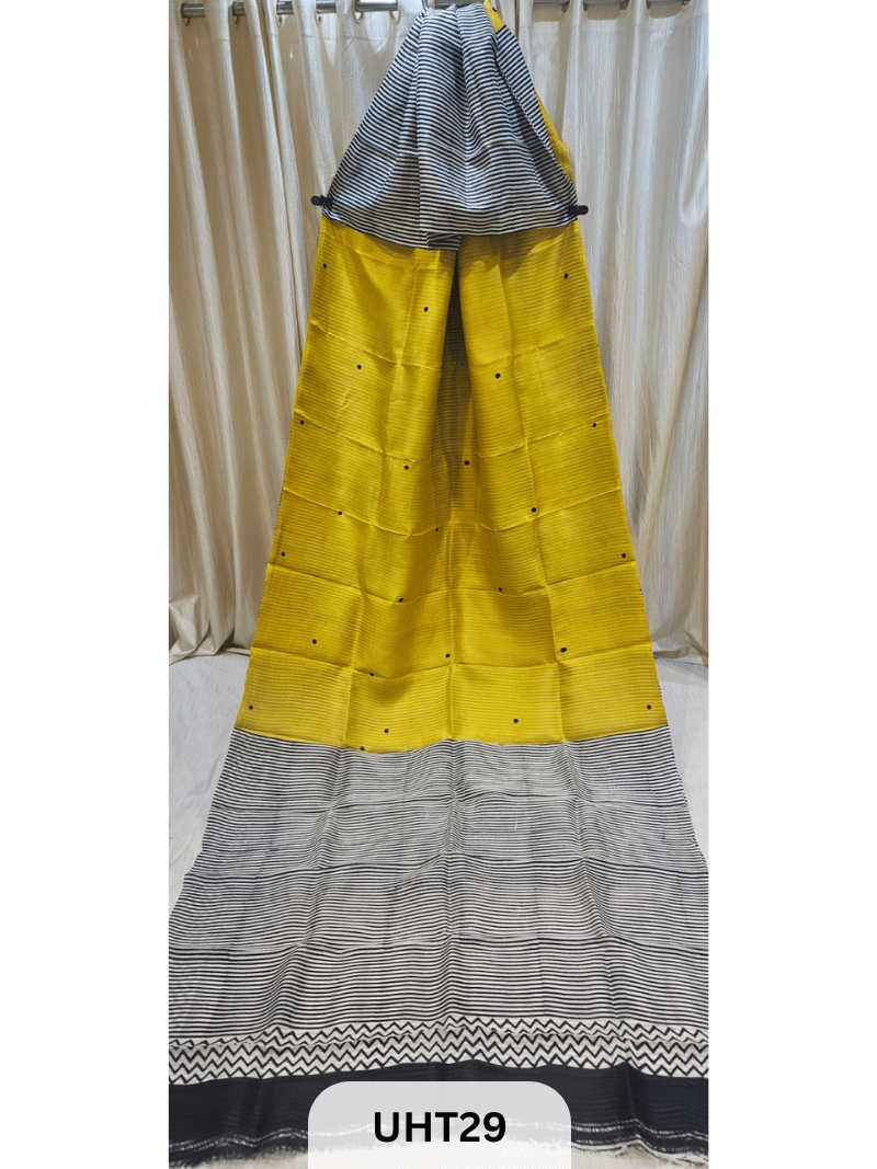 PURE MURSHIDABAD HANDPAINTED SAREE