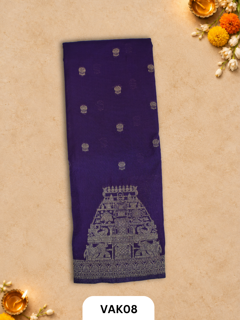 Banarasi Viscose Temple Weaving saree
