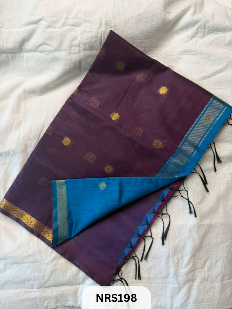 CHANDERI INSPIRED MAHESWARI SAREE