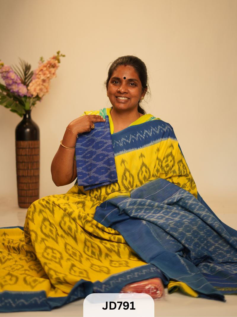 IKKAT POCHAMPALLY HANDLOOM MERCHANDISE SAREE
