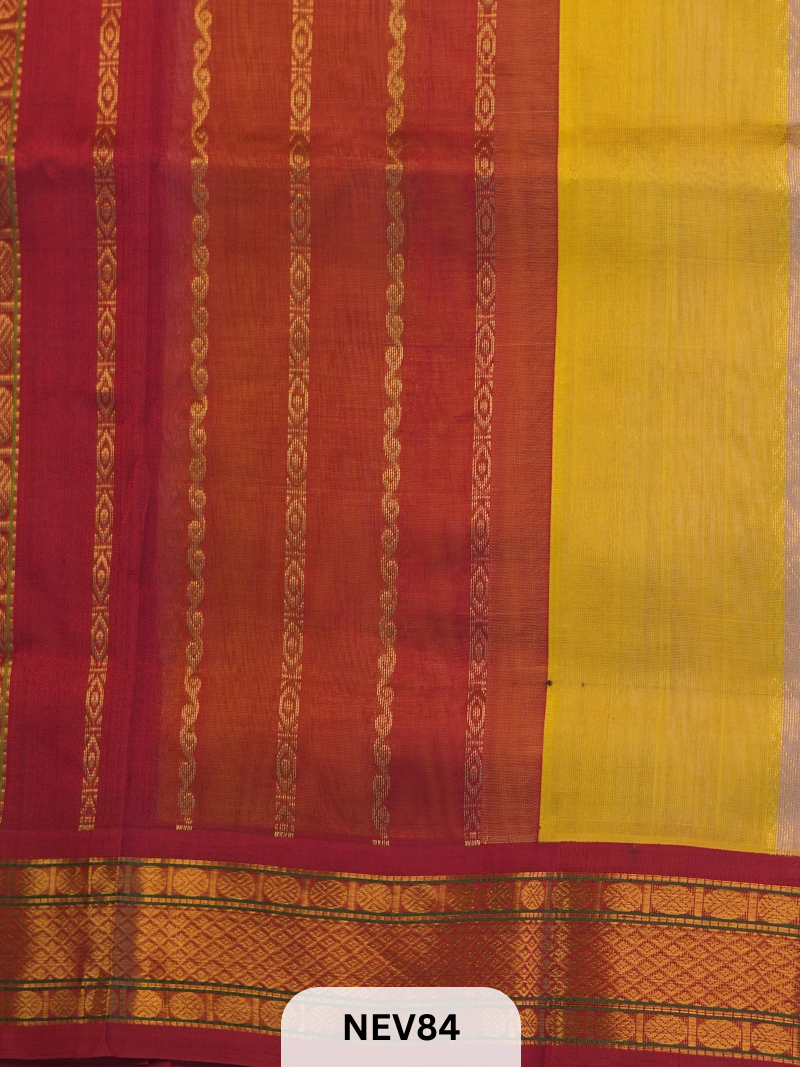 Korvai Border Multi Color Stripe