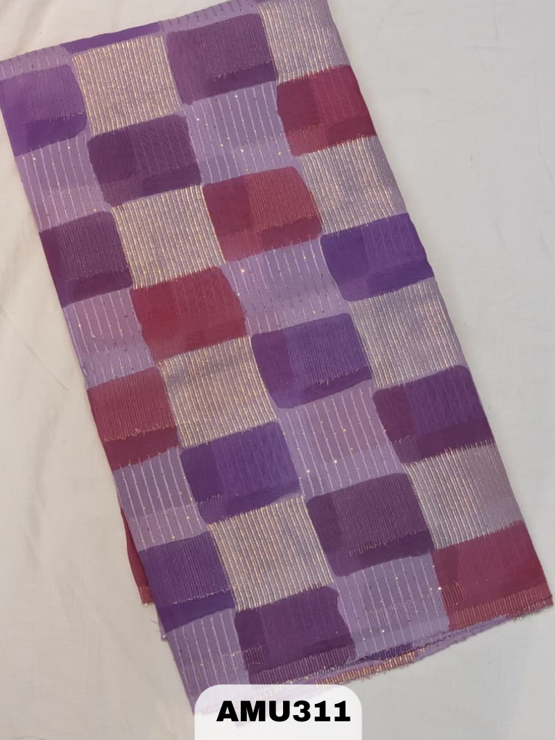 BANARAS RUSSIAN SILK SAREE WITH PRINTED