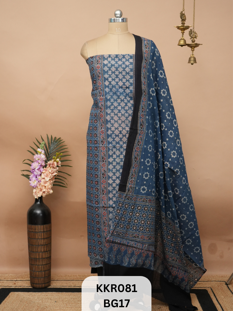 COTTON AJRAKH SALWAR SUIT