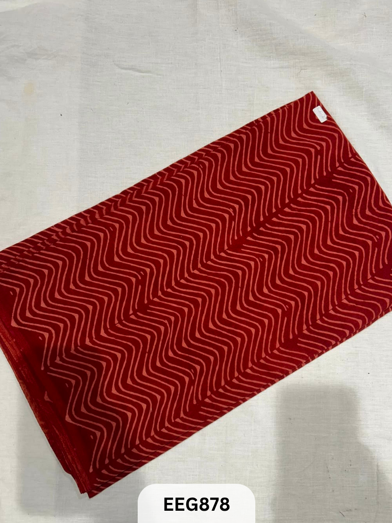COTTON AJRAKH FABRIC-1MTR