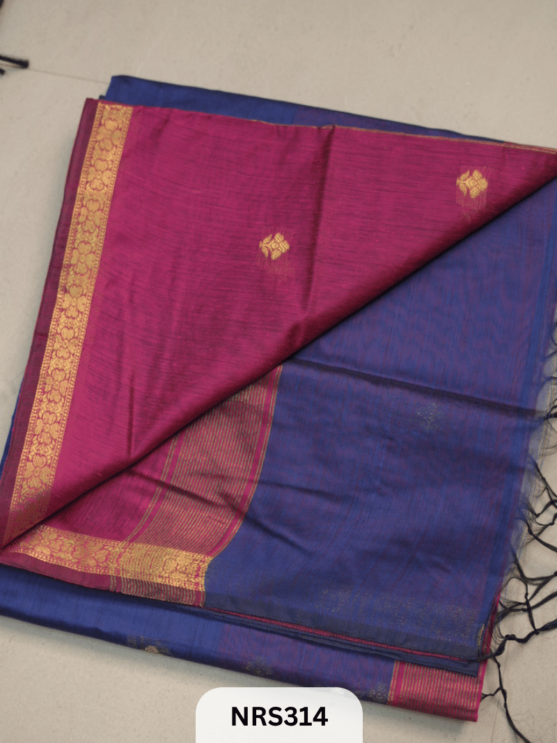 CHANDERI INSPIRED MAHESWARI SAREE