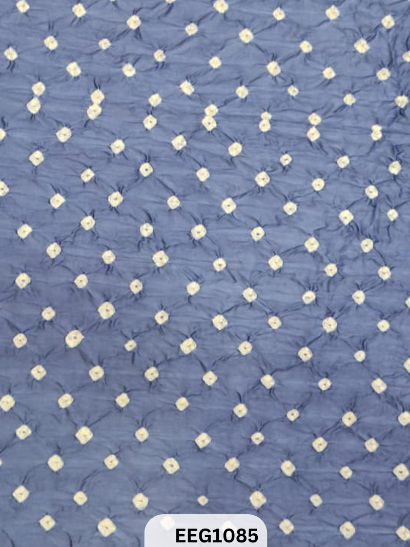 MODAL AJRAKH BANDHEJ RUNNING FABRIC-1 MTR