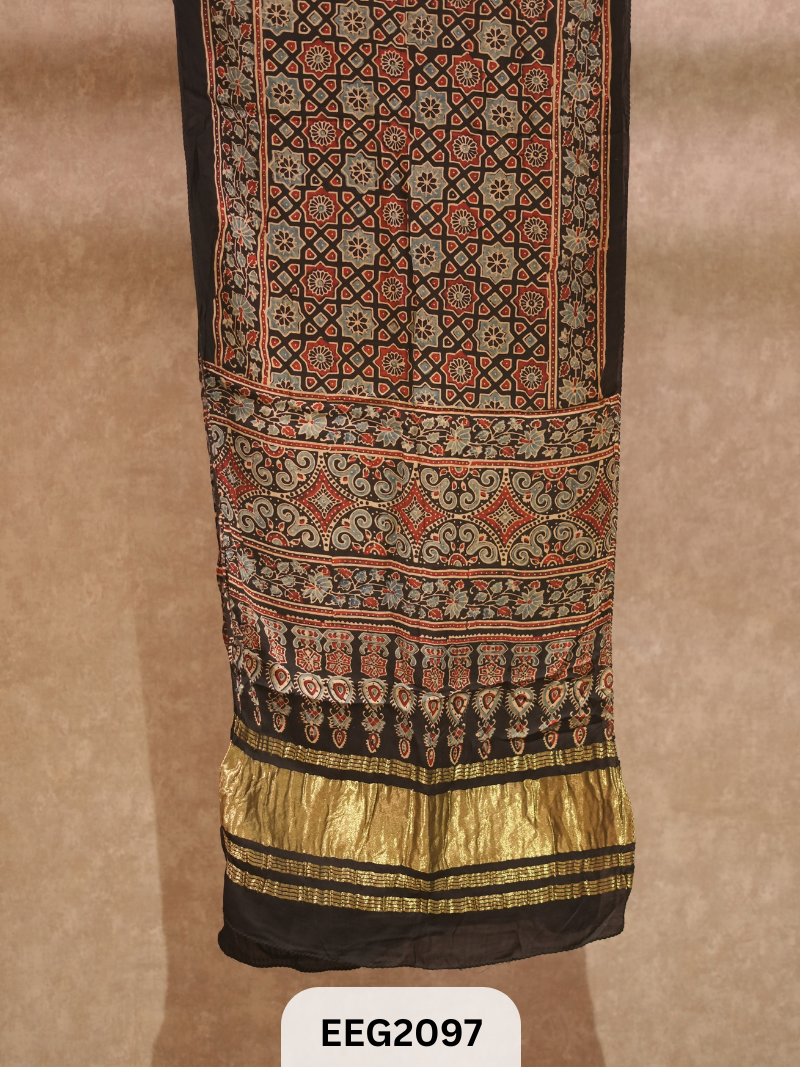 MODAL AJRAKH TISSUE STOLE