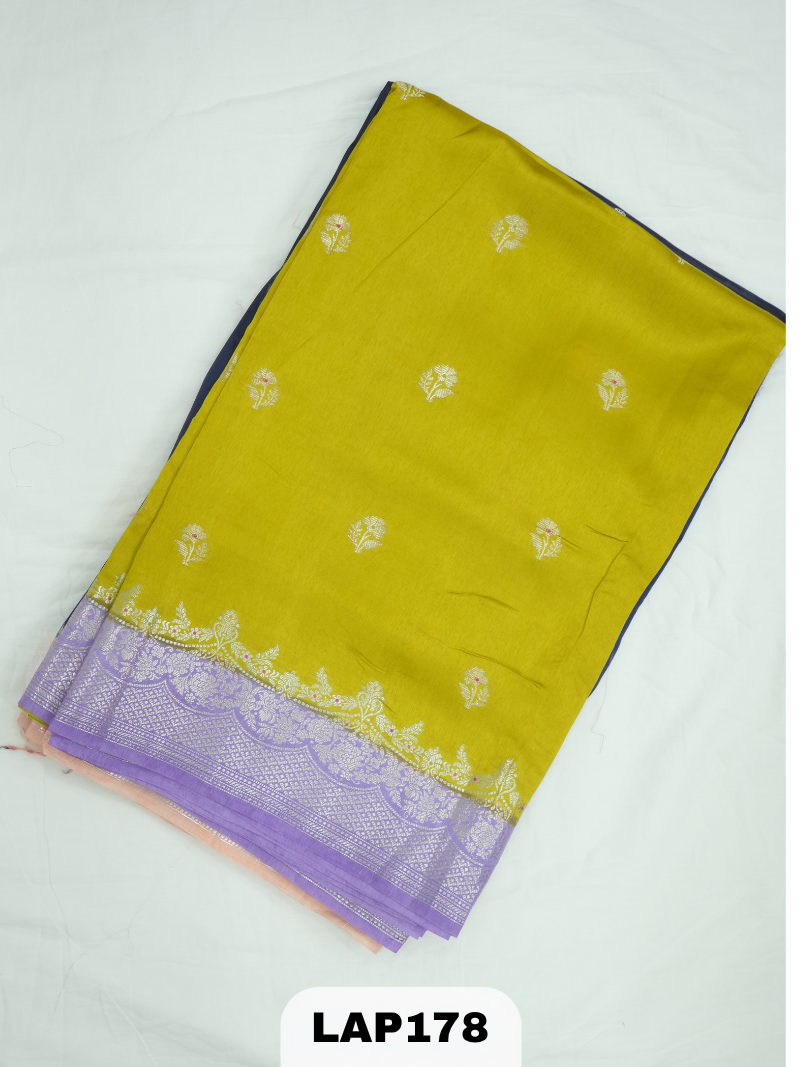 Banaras kora dupion silk saree