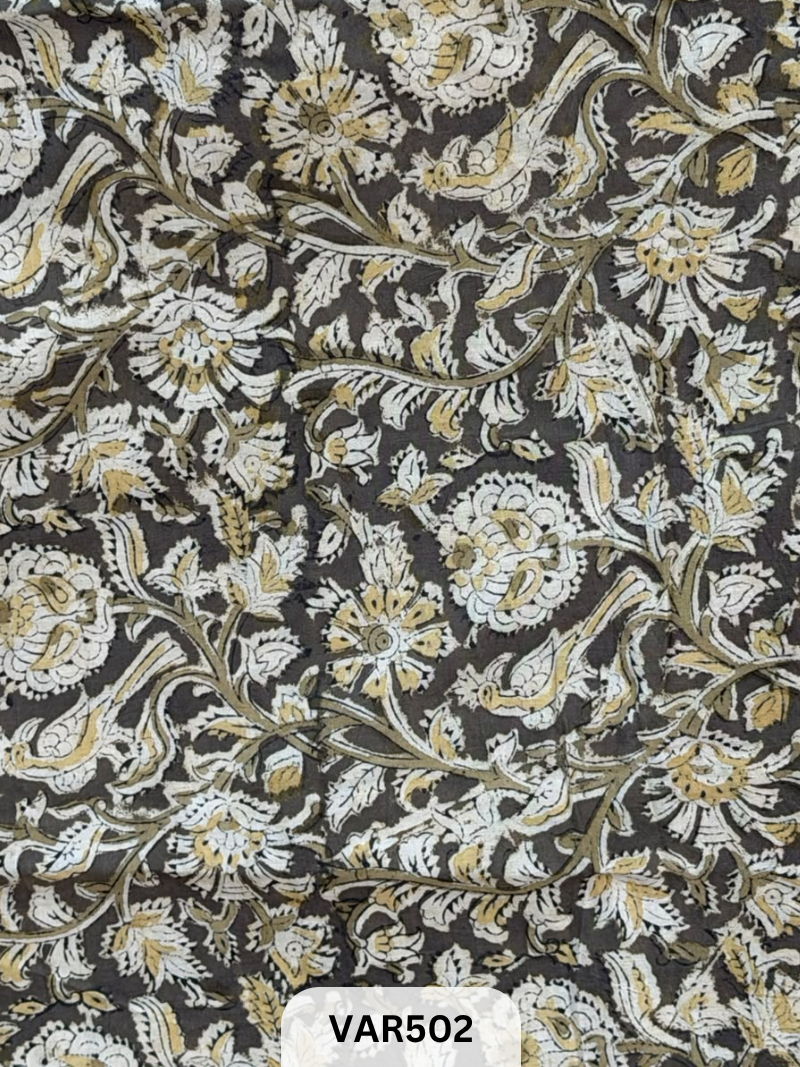 Kalamkari Hand printed - Fabric -1.5mtr
