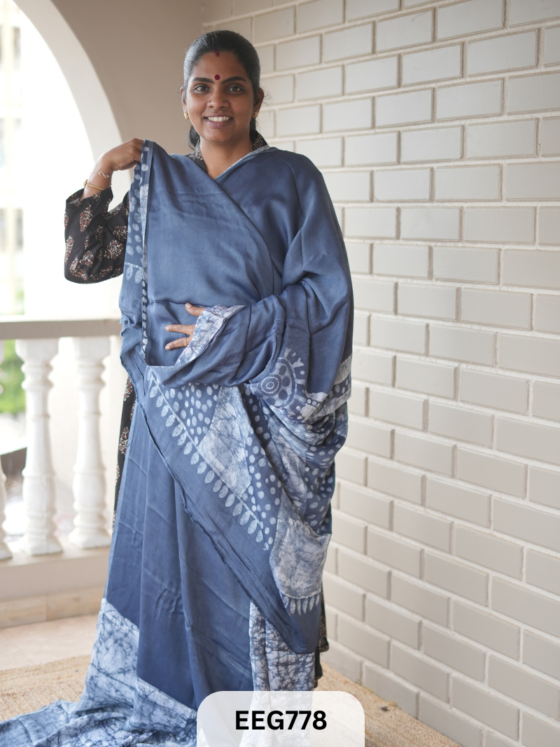 BATIK PRINT MODAL SAREE