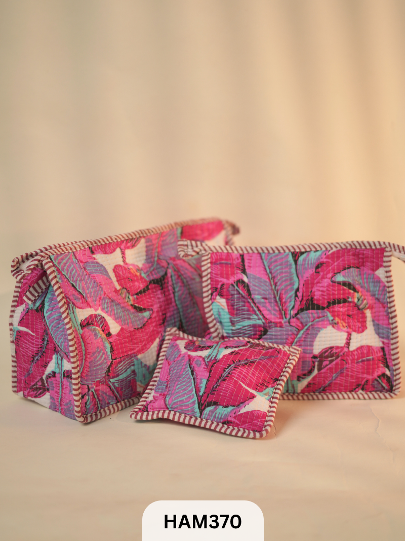 QULITED TRAVEL 3 COMBO POUCH