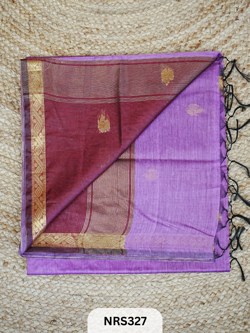CHANDERI INSPIRED MAHESWARI SAREE