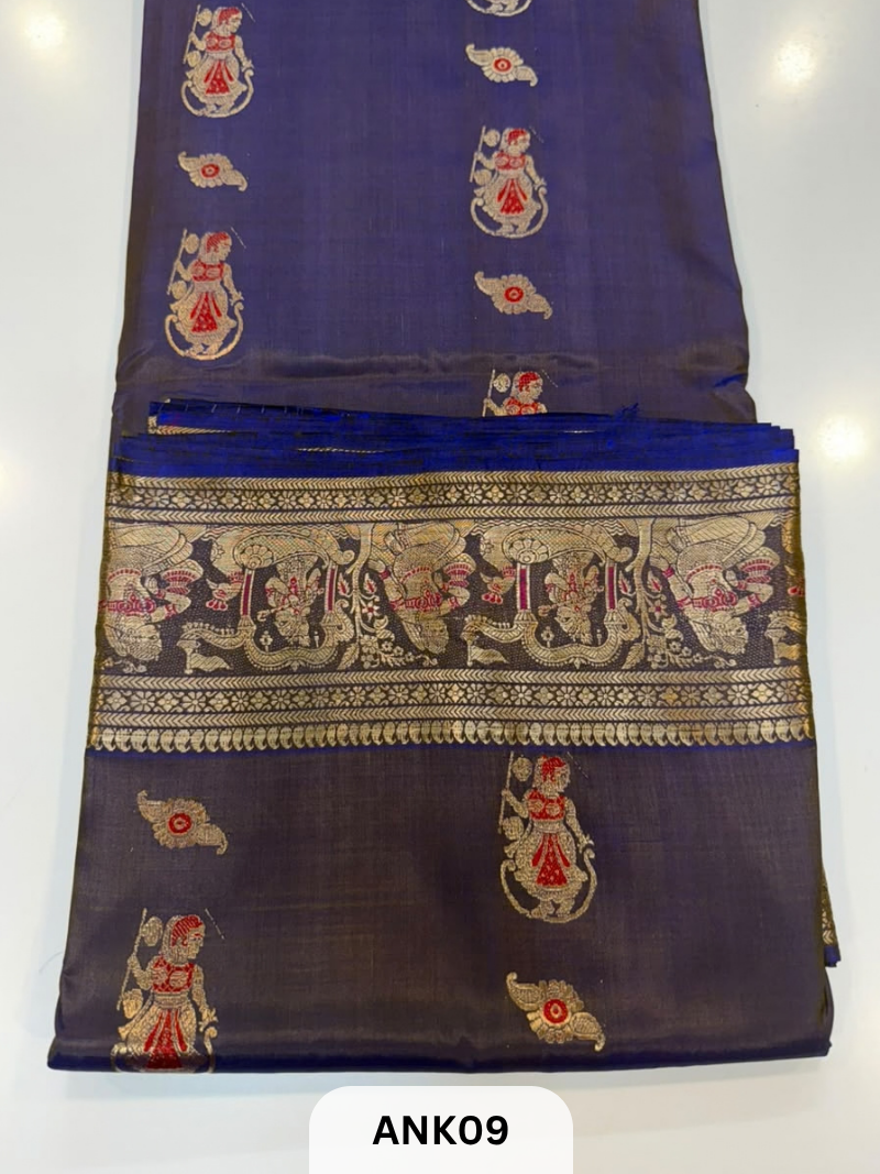 Pure Handloom baluchari Silk Saree