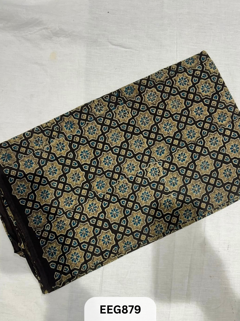 COTTON AJRAKH FABRIC-1MTR