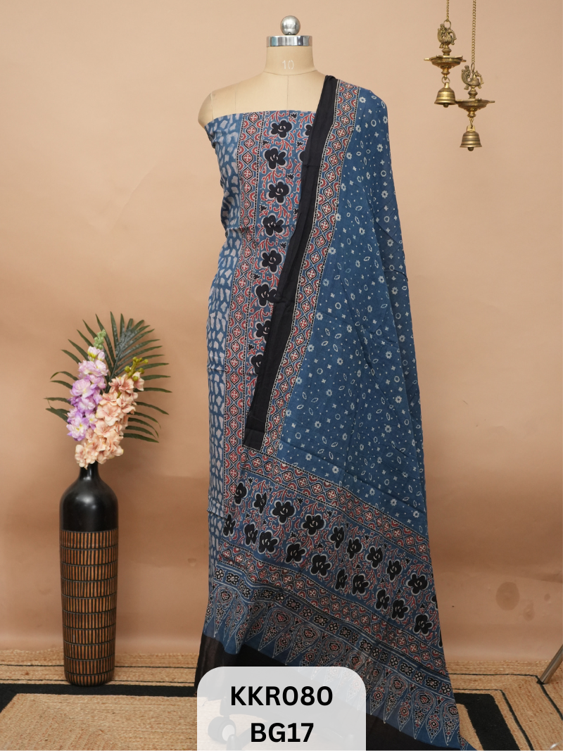 COTTON AJRAKH SALWAR SUIT