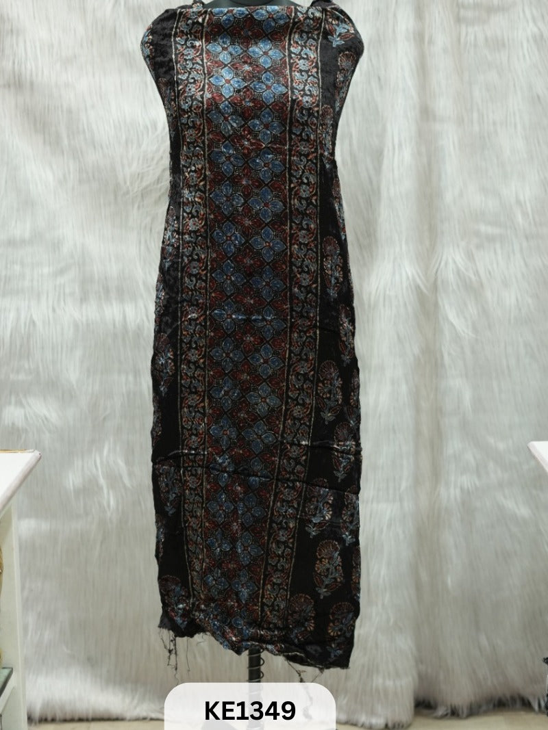 VELVET AJRAKH HANDBLOCKPRINT - 2.5MTR TOP