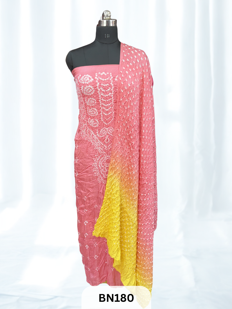 BANDHANI TIE & DIE 2PCS SALWAR SUIT - BEST BUY (PRE BOOKING 30-35 DAYS)