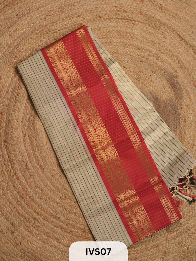 CHECKED KATTAM - GANGA JAMMUNA - RETTA PETTA BORDER