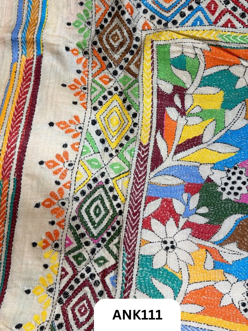 Pure Handloom baluchari Silk Saree