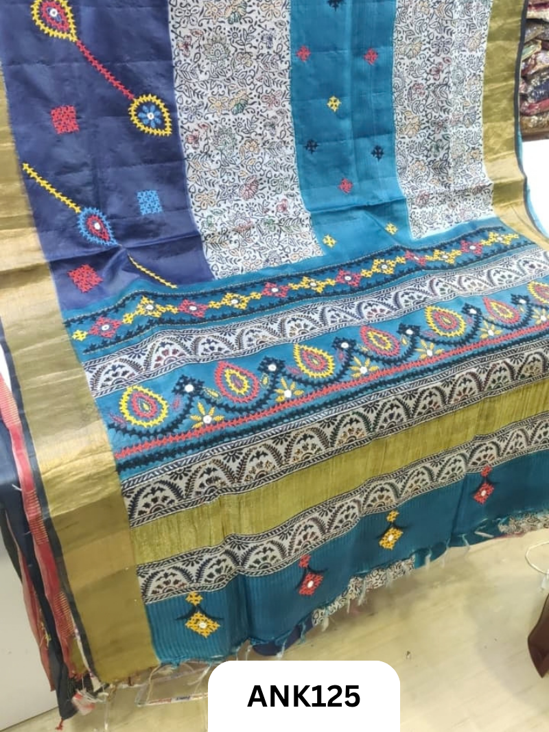 Pure Handloom baluchari Silk Saree