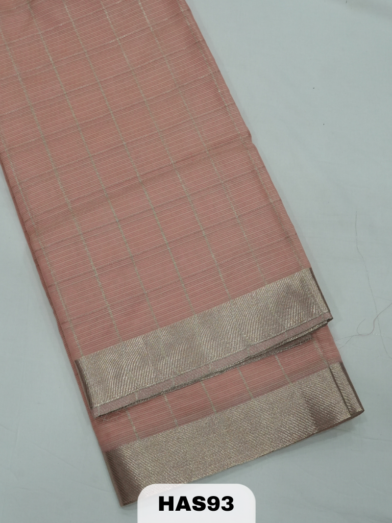 BANARAS KOTA SAREE WITH BORDER WITHOUT BLOUSE