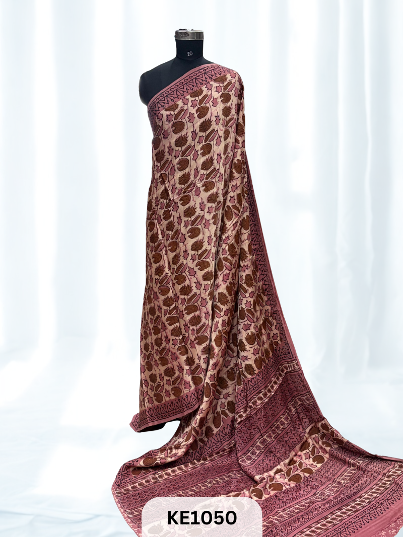 MODAL VANASPATHI PRINT SAREE