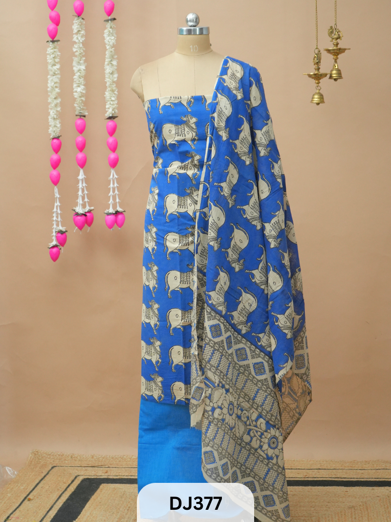Kalamkari Handblock Salwar Suit 3 pcs