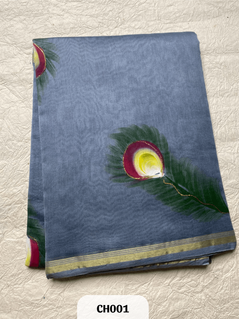 Butter Chanderi Saree
