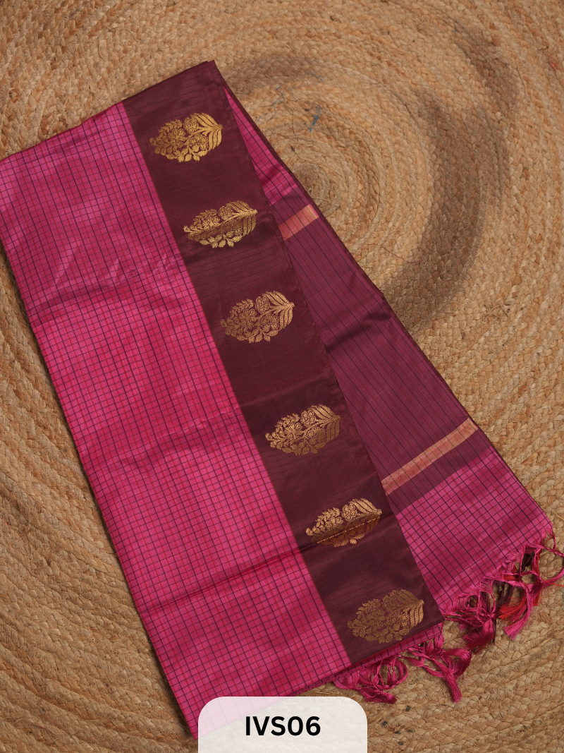 CHECKED KATTAM - GANGA JAMMUNA - RETTA PETTA BORDER