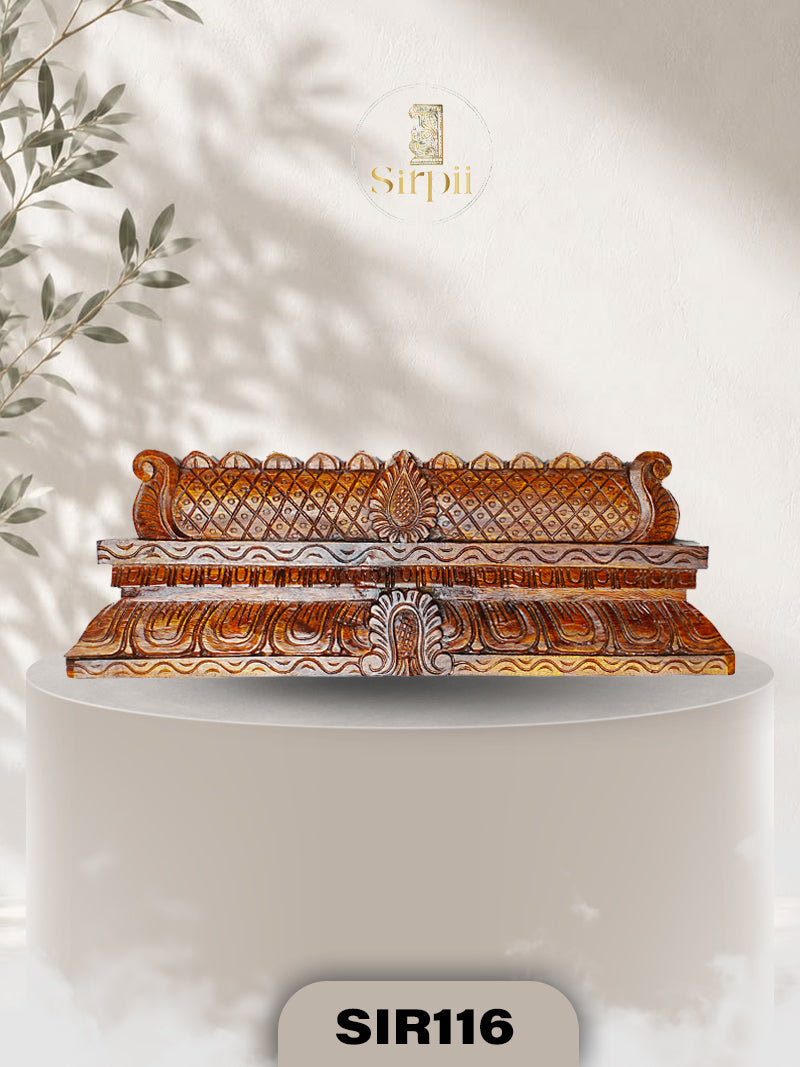 HANDCRAFTED TEMPLE GOPURAM STYLE WALL PANEL FOR HOME DECOR