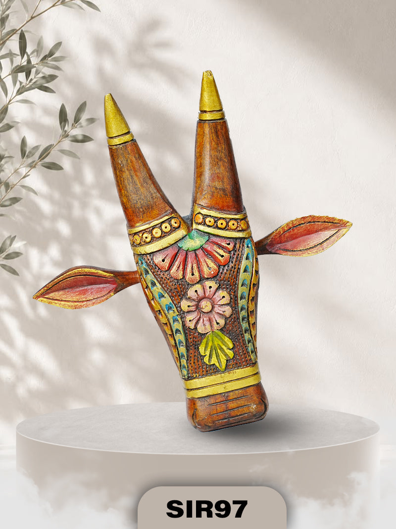 NANDIBLOOM HANDCRAFTED WOODEN WALL HANGING | | ARTISAN WOODEN WALL ART | H:14.5 W:14.5