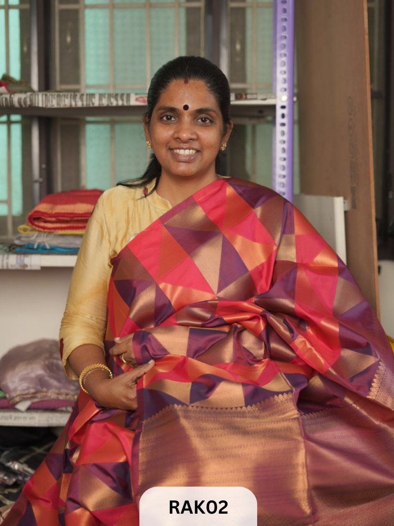 SEMI KANCHIPURAM SOFT SILK SAREE