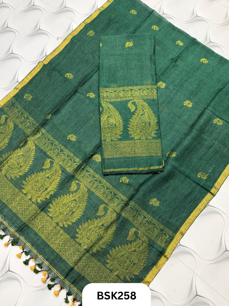 Pure Jayashree Linen By Linen - Top 2.6 Duppatta 2.7