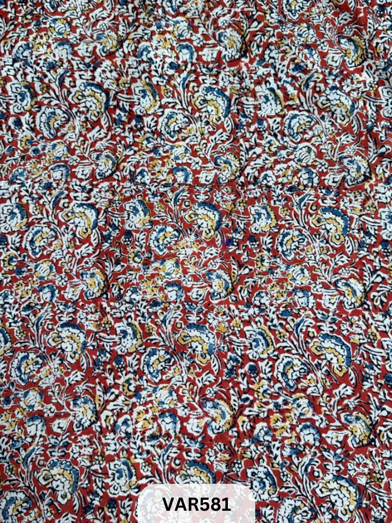 Kalamkari Hand printed - Fabric - 5mrts