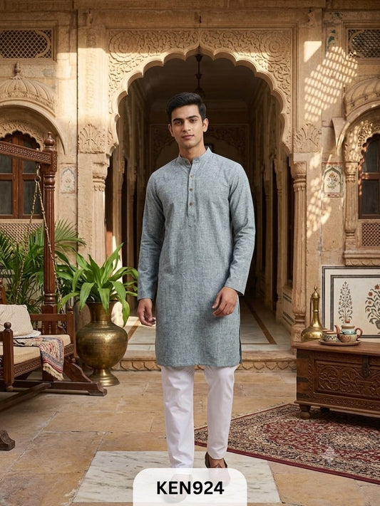 ORIGINAL KALA COTTON HANDLOOM GENTS KURTA