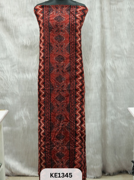 VELVET AJRAKH HANDBLOCKPRINT - 2.5MTR TOP