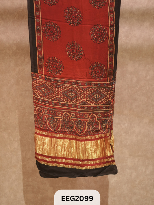MODAL AJRAKH TISSUE STOLE