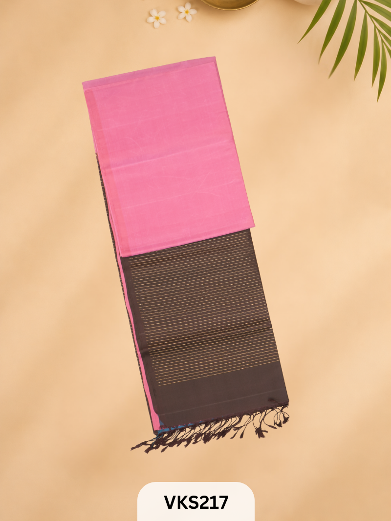 PURE KANCHIPURAM PURE SOFT SILK SAREE