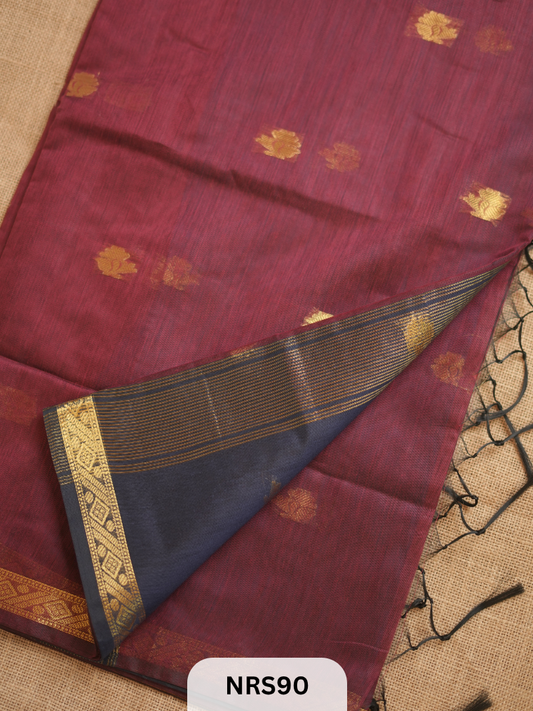 CHANDERI INSPIRED MAHESWARI SAREE