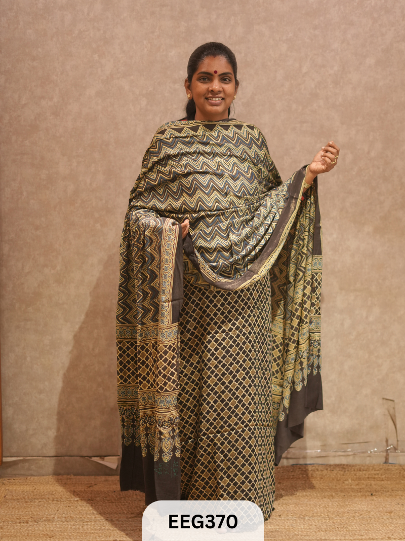 AJRAKH MODAL 2  PCS-UNSTITCHED