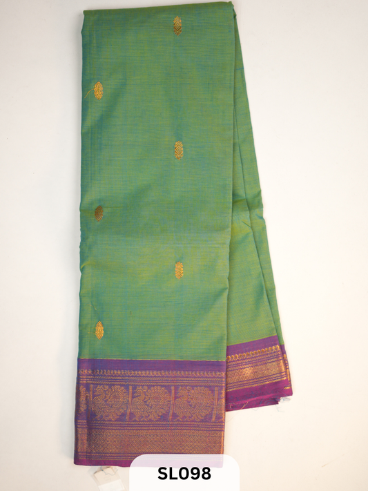 Chettinad Cotton Saree with Rich Pallu