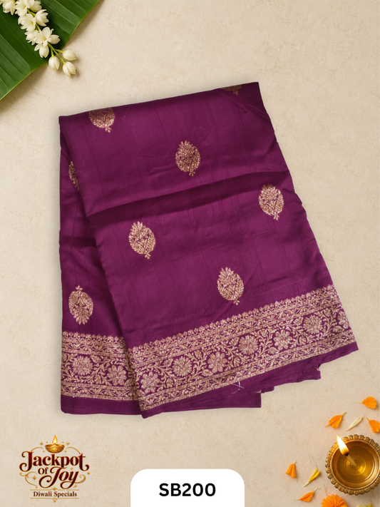 Banarasi Semi Khadi Saree